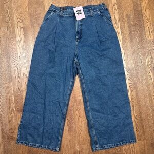 Lucy & Yak NWT Wide-Leg Blue Jeans